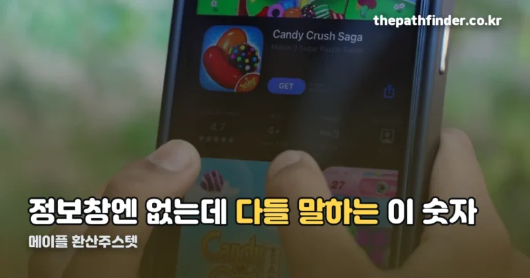 메이플 환산주스텟 — 캐릭터 정보창엔 없는 이유