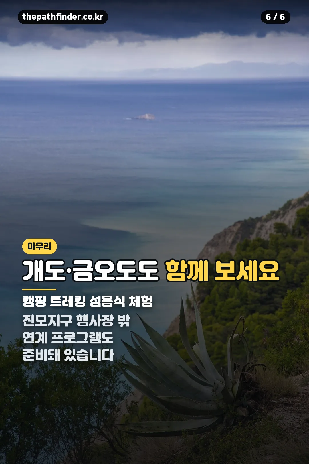 개도 금오도 연계 프로그램