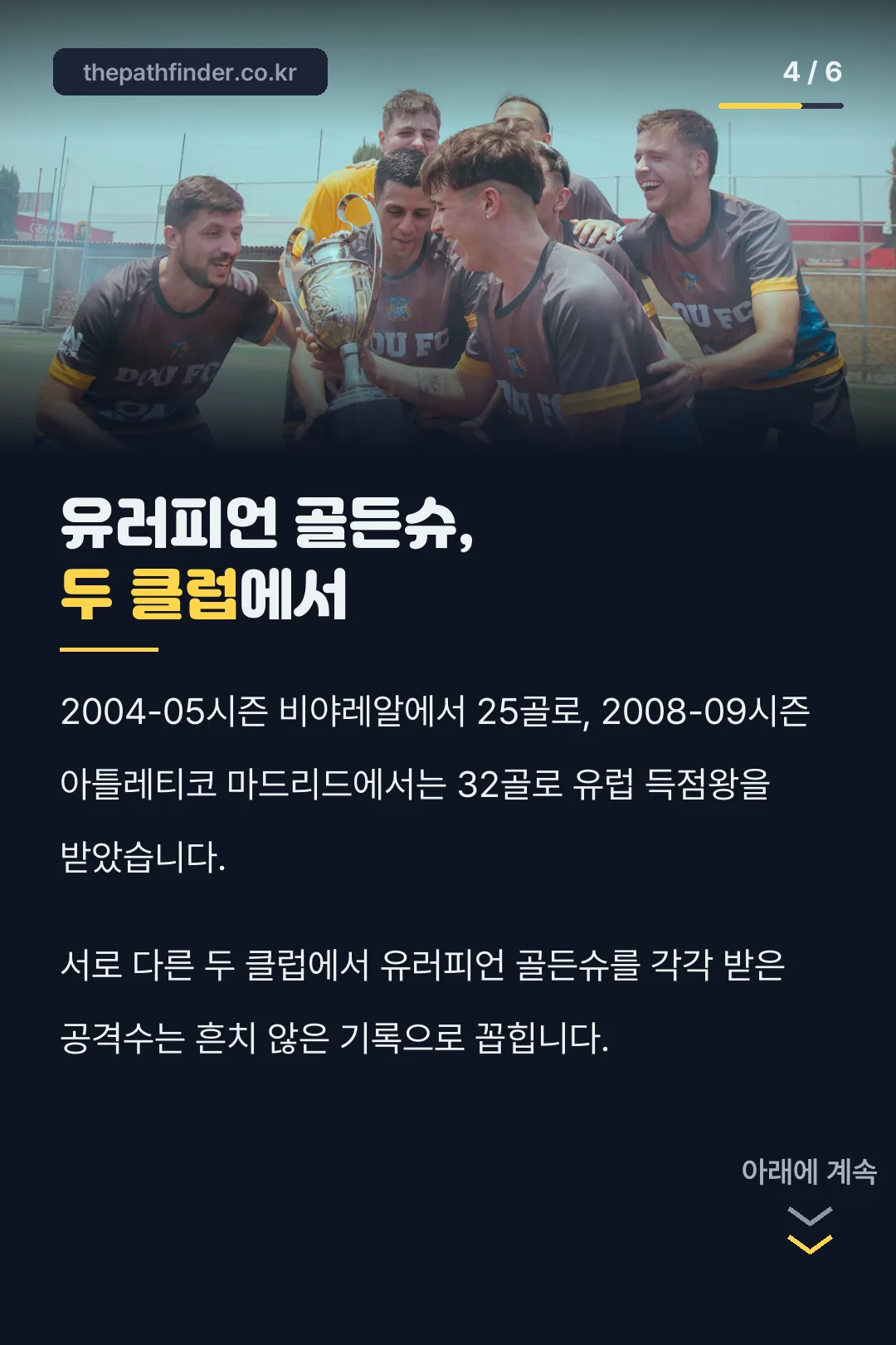 유러피언 골든슈 두 차례 수상